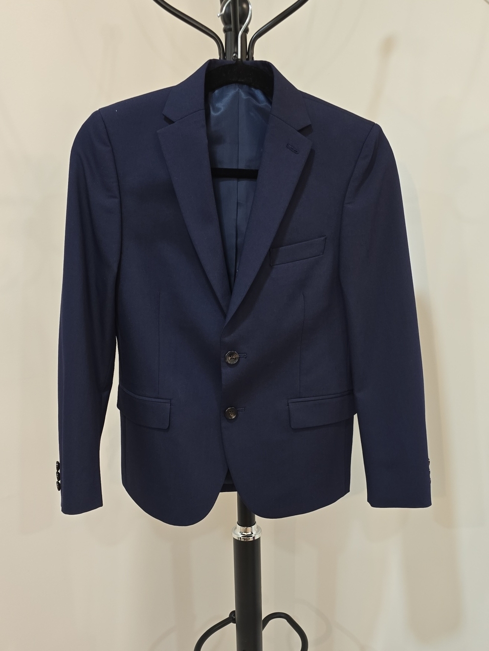 Brooks Brothers Boys Dark Navy Two-Button Blazer
